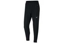 Nike Men's Woven Tapered Running Pants, Black - Black - View 14