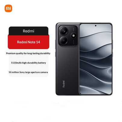  Xiaomi (MI) Redmi Note 14 New 5G Smartphone For Students, 8GB+256GB, Official Standard Configuration