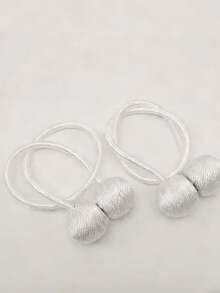 2 Pieces Classic Design Magnetic Curtain Holder - 2pcs - View 9