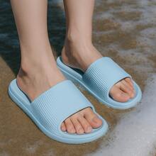 Sandalia Unissex Chinelo Nuvem Slide Anatomica Confortavel - Azul - Visão 7