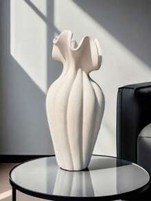 1 chiếc bình hoa lớn kiểu Pháp cổ điển bằng nhựa, bình trang trí, thích hợp cho phòng khách/bàn ăn, trang trí nhà cửa. - Nhiều màu - Xem 6