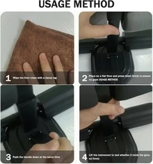 Abdominal Exercise Equipment, Multi-Functional Adjustable Sit Up Machine With 2 Suction Cups And Resistance Band, Muscles Full Body Training For Girl And Men - Black - View 4