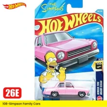 Hot Wheels 2026F-E 系列套装 - 法拉利 F1、阿斯顿·马丁 GT3、兰博基尼 Centenario、帕加尼 Huayra、辛普森一家汽车、福特赛车、玛莎拉蒂 Tipo61、奥迪 R8 Spyder、本田思域、紧凑型交通系列合金玩具车（男孩玩具） - 彩色 - 查看 17