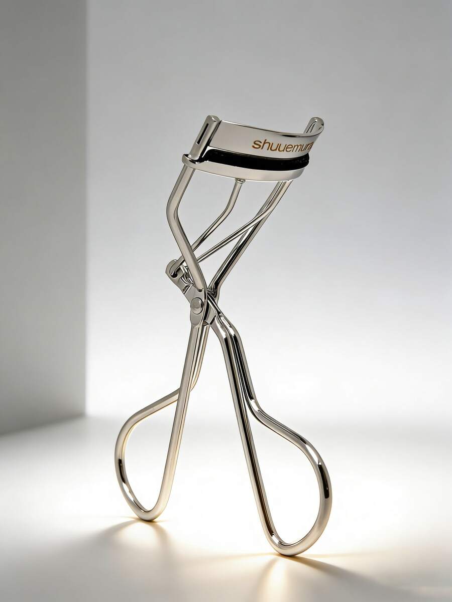 Shu Uemura Silver Portable Professional Eyelash Curler, Beauty Tool, Eyelash Shaper, Makeup Tool - Silver - View 1