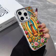 Nuestra Señora de Guadalupe Esta funda estampada es compatible con diversos modelos de teléfono, como OPPO Reno 16E/15/14/13/12/11/PRO/PLUS/PROMAX/MINI, S/A/M/NOTE, S/G/EDGE/E, Transition Spark/HANTOM/CAMON/INFINIX, Honor 400/PLAY/X/Y, OPPO Reno/A/F, OPPO Reno 14/Redmi/POCO/NOTE, etc. Transparente, sencilla, elegante y duradera, está hecha de TPU. Es ideal para celebraciones como San Valentín, Halloween y Navidad, ideal para uso personal o como regalo. - transparente - Ver 5