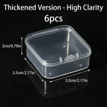 1 hộp đựng đồ bằng nhựa trong suốt 28/30/45/56 ngăn, hộp đựng trang sức, hộp đựng đồ thủ công, hộp đựng đồ đa năng để bàn dùng đựng bông tai, nhẫn, trang sức, phụ kiện làm móng, trang trí phòng, túi xách, túi mỹ phẩm, bàn trang điểm, đồ dùng du lịch, đồ trang điểm, đồ dùng sắp xếp, đồ dùng lưu trữ, đồ dùng cần thiết khi đi du lịch. - Trong sáng - Xem 17