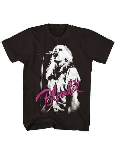2026 New In Blondie Punk Rock Band 1960s body Band Vintage Loose T-Shirt men'S T-Shirt Blacks Mens Oversized T Shirts 100 Cotton tops de mujer