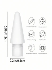 1-3 Gen Apple Pencil & Apple Pencil Pro Compatible 2B Soft Replacement Nibs, 6pcs Set For IPad Pro Stylus - Multicolor - View 11