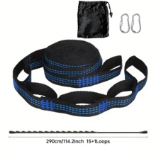 290*2,5cm/114,17*0,98 Zoll, dickes Hängemattenseil - hochfestes Baumaufhängeseil geeignet für Camping, Wandern, Schaukeln, Garten, vielseitig einsetzbares Outdoor-Tragseil - Verschiedenfarbig - Übersicht 10