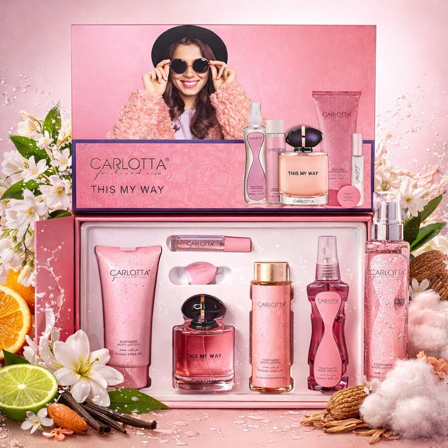 CARLOTTA WOMEN'S BOX 6 PIECES THIS IS MY WEY FLOR AZAHAR JAZMIN VAINILLA LUXE - Floral - View 1