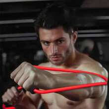 Boxing Puller Speed Sanda Muay Thai Air Punching Pull Rope Resistance Band Strapping Resistance Rope Combat Training Punching Equipment - Multicolor - View 7