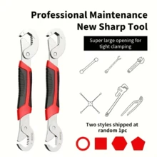 Adjustable Wrench Multi-Function Universal Wrench Large Jaw Quick Wrench Tool - Multi-purpose Wrench - View 5
