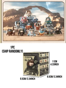 THE MONSTERS HIROSHI YOKOYAMA'S MA.K. SERIES FIGURINES, Sci-Fi Theme Blind Box Figures, Labubu Sci-Fi Style Display Collectibles, Mini Statue Figure Toy Blind Box, Collectible Gift, Exquisite Home Decor Ornament, Birthday And Christmas Gift - Multicolor - View 14