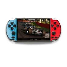 La consola de juegos X7plus de 5,1 pulgadas es una consolade videojuegos portatil con dos joysticks, 8 GB de almacenamiento interno, varios juegos preinstalados, uncontrolador de juegos MP5 y salida de TV. - Multicolor - Ver 10