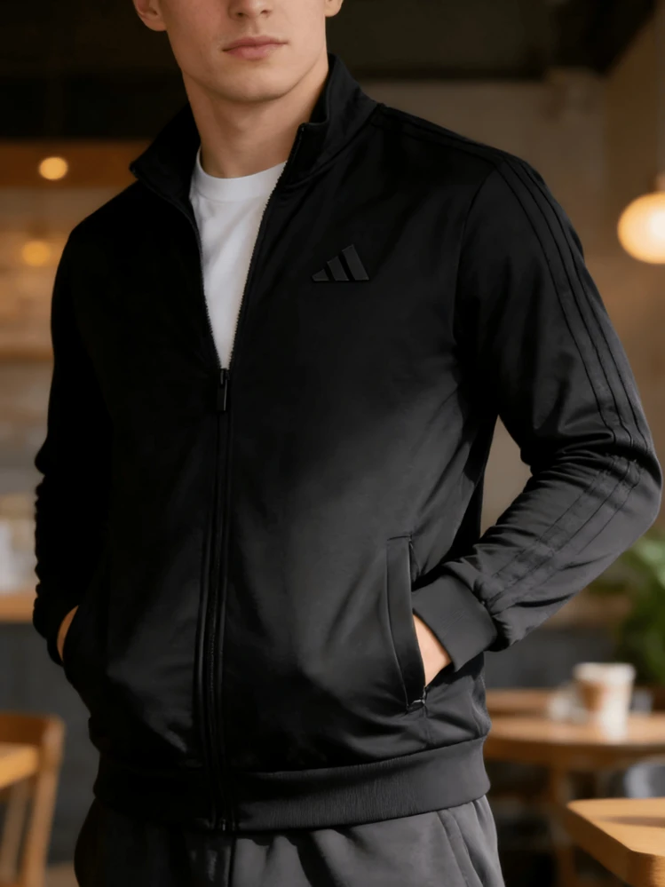 Men's M 3S TR TT Sportswear Jacket Casual Stand Collar Knitted