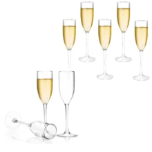 5oz Unbreakable Acrylic Champagne Flutes, Reusable Plastic Champagne Glasses, Clear Plastic Martini Cups - Perfect For Cocktails, Champagne And Desserts - Reusable, Mousse Cups - Multicolor - View 16