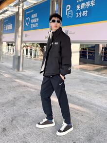 Nike DNA 男士黑色透气针织跑步训练裤 - 黑色 - 查看 9