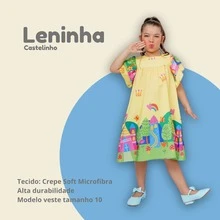 Girls' Themed Dress - , Enchanted Garden, Bees, Butterflies - Graduation, Fashionable, Blogger Style, Cool, For Parties, Birthdays, Everyday Wear, Casual, Girl's Clothing, Teen, Wedding, Printed, Loose-Fitting, Summer, Floral - 薑色 - 查看 3
