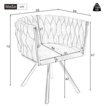 Vanity Stools - Pink + Velvet - View 5