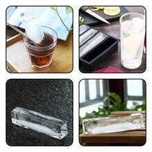 1pc 4 Inch Long Ice Cube Mold, Silicone Material Butter Mold Tray, DIY, Ice Cube Silicone Mold, Kitchen Accessories, Home, Ice Cube Tray, Bar Accessories - Multicolor - View 7