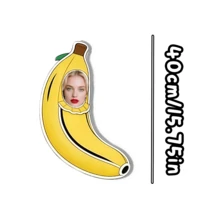 1 Personalized Fun Face Pillow - Customized Photo Double Sided Printing, Customized Face Pillow - Home Style, Ideal Gift For Birthday, Thanksgiving, Christmas - Banana - View 17