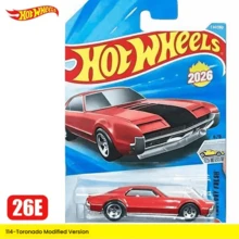 Hot Wheels 2026F-E 系列套装 - 法拉利 F1、阿斯顿·马丁 GT3、兰博基尼 Centenario、帕加尼 Huayra、辛普森一家汽车、福特赛车、玛莎拉蒂 Tipo61、奥迪 R8 Spyder、本田思域、紧凑型交通系列合金玩具车（男孩玩具） - 彩色 - 查看 26