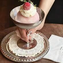 304不锈钢冰淇淋杯带底座 | 家用派对甜点碗，防锈，可放入洗碗机清洗，鸡尾酒杯款式 - 彩色 - 查看 9