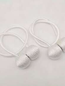2 Pieces Classic Design Magnetic Curtain Holder - 2pcs - View 2