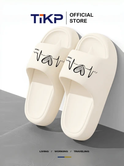 Couple's Slippers, Outdoor EVA Material, Versatile, Wear-Resistant, Camping And Casual Sandals, Comfortable Indoor Men's Slippers, .
