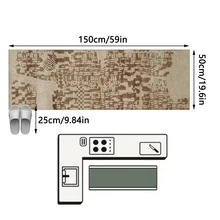 1pc Geometric Color Block Patchwork Area Rug, Moroccan Carpet, Soft Washable Rug For Bathroom, Kitchen, Entryway, Hallway, Bedroom, Living Room, All Season - Multicolor - View 15