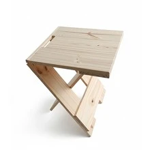 Banco Dobrável Portátil De Madeira Maciça Amadeirado - Maple - Visão 4