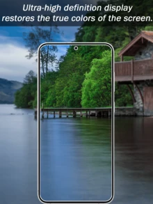 Bộ 2 miếng dán màn hình cường lực siêu trong suốt tương thích với Samsung Galaxy, hỗ trợ mở khóa vân tay siêu âm, độ trong suốt cao, chống bám vân tay, chống nổ, không bọt khí, độ dày 1.5mm, bao bì cứng cáp, độ trong suốt cao - Bảo vệ 5 trong 1, phụ kiện bảo vệ màn hình điện thoại di động thiết yếu, thích hợp sử dụng hàng ngày, văn phòng, nhà. Chống nước, chống sốc, chống rơi, chống trầy xước. - Trong sáng - Xem 10