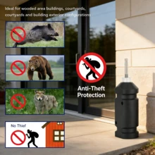 Portable 360° Trip Wire Alarm Perimeter Security For Outdoor Camping Home - 預設 - 查看 3
