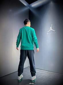 Nike Sportswear NSW CLUB PANT OH FT 休閒透氣長針織運動褲 男款 黑色 - 黑色 - 查看 9