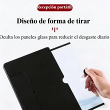 Amplificador de pantalla universal con soporte de teléfono, HD anti-reflejo anti-fatiga ocular, ajustable en ángulo plegable, para ver películas videos en hogar oficina y al aire lib - Negro - Ver 5