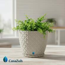 Diamond Model Plant Pot 20 Cm High - Màu Xám nhạt - Xem 8