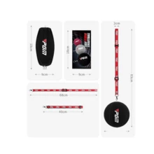 1pc PGM Inflatable Golf Ball, Suitable For Golf Training Device, Portable Swing Arm Corrector, Posture Assist Corrector, Training Accessories, Golf Accessories - Black - View 4