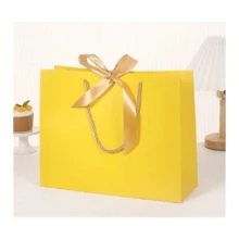 JMANNI Gift Bag, 1PCS Gift Bags Large With Ribbon And 1 Greeting Cards 2 Tissue Paper, Portable Paper Gift Bag With Handles, Birthday Gift Bags,Present Bags For Wedding Party Mothers Day - Màu sắcX - Xem 9