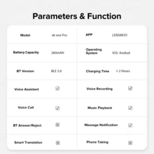 Nya smarta glasögon, 100W kamera, tydlig bildkvalitet utan skakningar, 260mAh batteri med stor kapacitet, med ficklampa som kan användas som ficklampa, kamerans batteritid upp till 100 minuter - Multifärgad - Visa 6