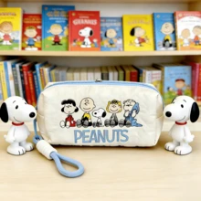 1PC Snoopy Pencil Case Storage Bag, Used As A Pencil Case, Can Hold Neutral Pens, Pencils, Erasers, Rulers, Lipstick, Powder, Headphones, Data Cables, Keys And Other Personal Belongings, Homecoming Season, Birthday, Holiday Gifts - Pencil Case - View 6