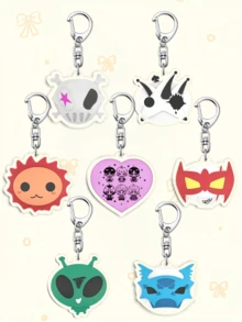 1 قطعة سلسلة مفاتيح شخصية كرتونية سيول/سلسلة مفاتيح صداقة: إكسسوار حقيبة بتصميم الشخصية، مجوهرات مثيرة للاهتمام وهدية للمعجبين. مناسبة للصديق، الصديقة، العائلة، المعلم، هدايا الحفلات، وديكور الهاتف ذو الموضوع. - متعدد الألوان - مشاهدة 10