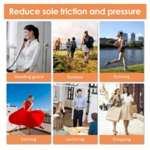 2pcs Unisex Thick Forefoot Pad Breathable Insole Cushion Anti-Slip Soft Anti-Friction Inserts - Multicolor - View 8