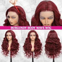 200% High Density 13x6/13x4 HD Transparent Lace Front Wig Brazilian Virgin Human Blended Hair Body Wave 34 Inch - Pre-Plucked Glueless Wig With Baby Hair For Women, Bug, No Glue & Ready To Wear - Bugs - View 3
