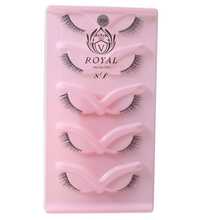 5 Pairs Of False Eyelashes, Beautiful Fairy Doll Cat Eye Simulation Extensions - 01 - 查看 2
