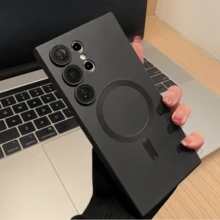 新款时尚金属漆磁吸镜头保护盖，兼容 17 Air 16 E 15 14 Plus 13 12 11 Pro Max（支持无线充电），兼容三星 Galaxy S26/S26Plus/S26Ultra/S25FE/S25Ultra/S25/S25Plus/S24/S24FE/S24Plus/S24Ultra/S23FE/S23Ultra/S23Plus/S23/S22/S22Ultra/S22Plus/S21/S21FE/S21Ultra/S21Plus/S20/S20FE/S20Ultra/S20Plus/A56/A36/A16/A26/A17/A25/A54/A34/A14/A24/A06 - 黑色 - 查看 35