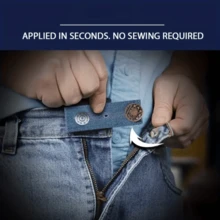 2/3/4/6pcs Adjustable Denim Waist Extender - Maternity Waistband, Suitable For Pregnant Women Jeans, Stretchable Denim Without Sewing - Multicolor - View 4