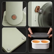 Juego compacto de picador de hielo inalámbrico doméstico, triturador de hielo. - Verde - Ver 6