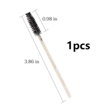 300pcs/100pcs Set Glitter Mascara Wands Disposable Eyelash Curler Brush Makeup Applicator Eyelash Extension Tools Kit, Crystal Gold Handle Black Brush Head - Multicolor - View 11