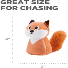 Outward Hound Squeakin' Fox Hide A Puzzle Plush Replacement Dog Toys - 3 Pack - MàuD - Xem 5