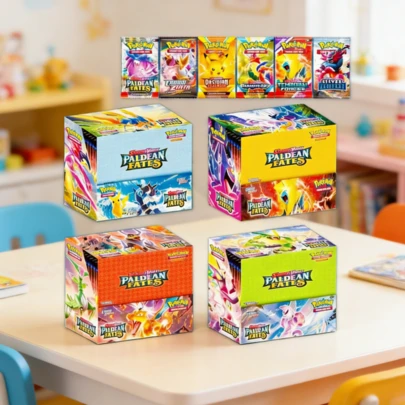 10/20张全套闪电战集换式卡牌游戏 - 随机卡牌及口袋妖怪卡牌游戏套装 | 适合儿童、收藏家和粉丝 | 游戏之夜和送礼的完美之选